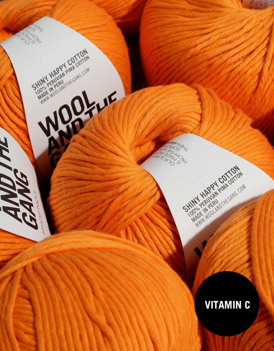 Shiny Happy Cotton - 6 Knäuel Vitamin C