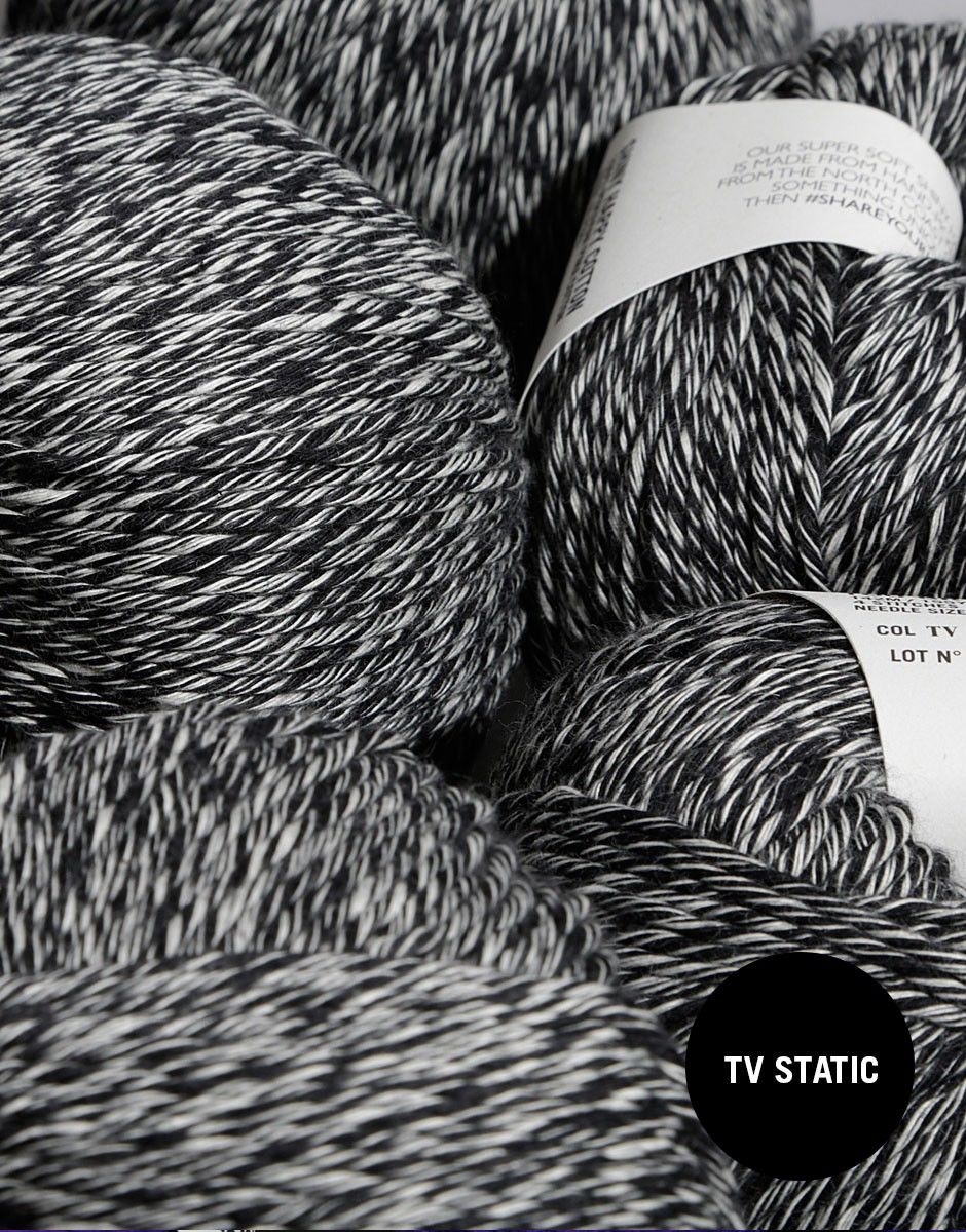 Shiny Happy Cotton - 6 Knäuel TV Static
