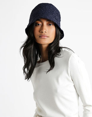 Joanne Hat Midnight Blue