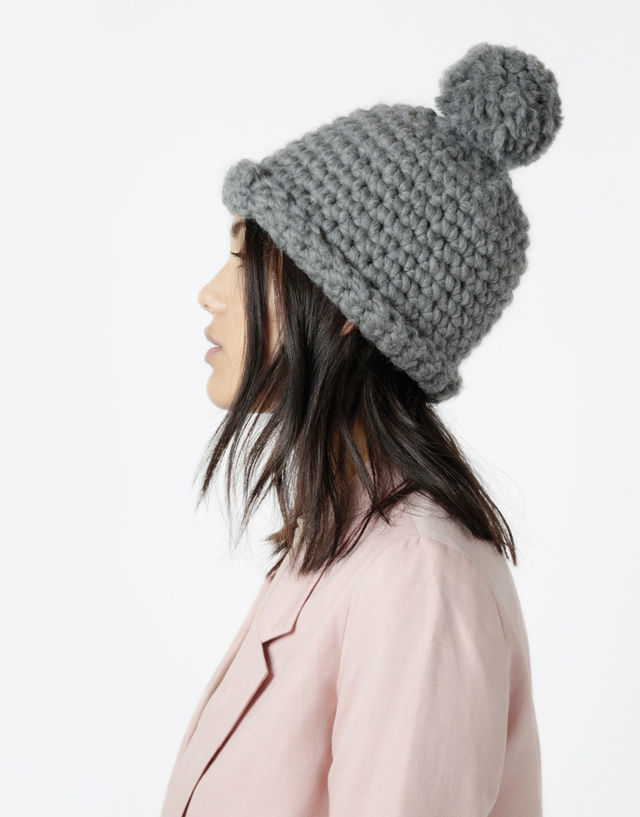 Burn It Up Beanie Tweed Grey