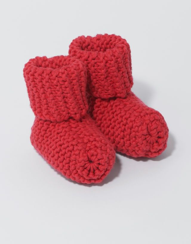 Hang 10 Booties Lipstick Red