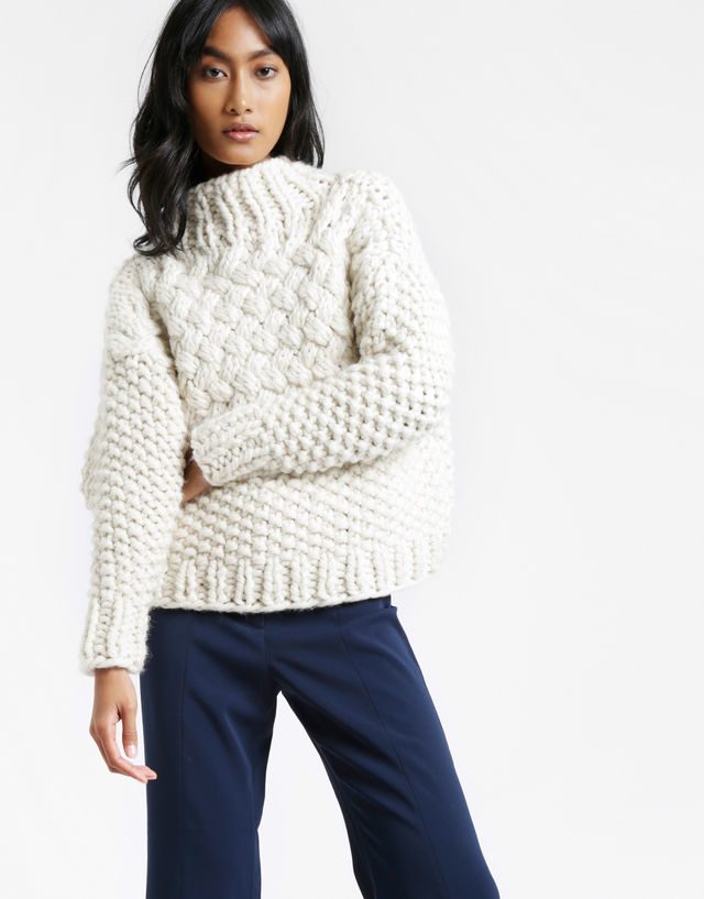 Full Moon Pullover Ivory White