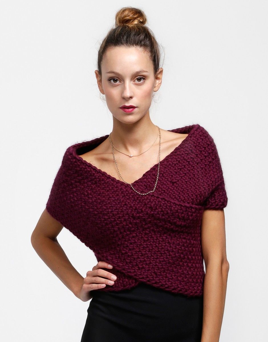 Cross My Heart Wrap Margaux Red