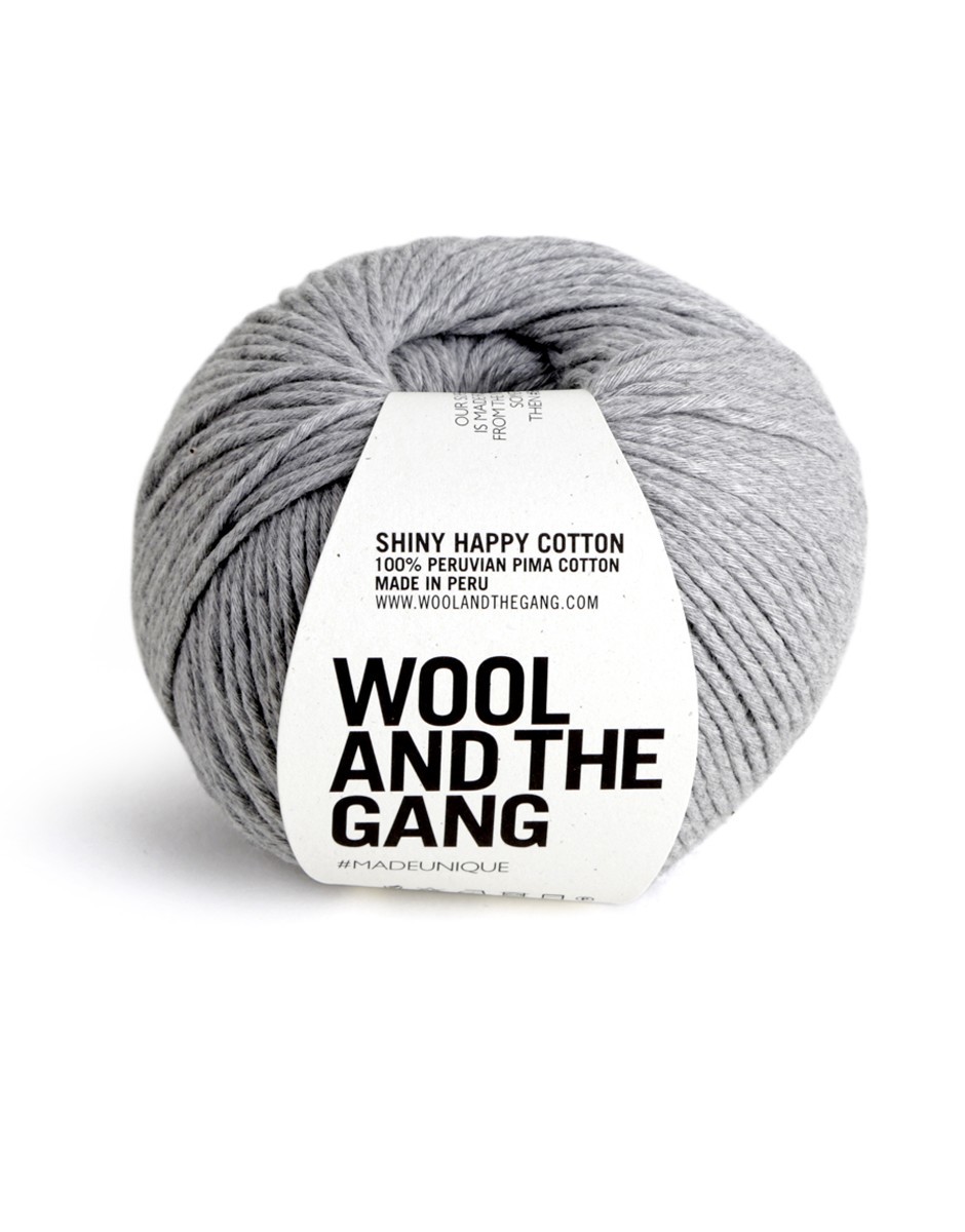 Shiny Happy Cotton Jog Grey