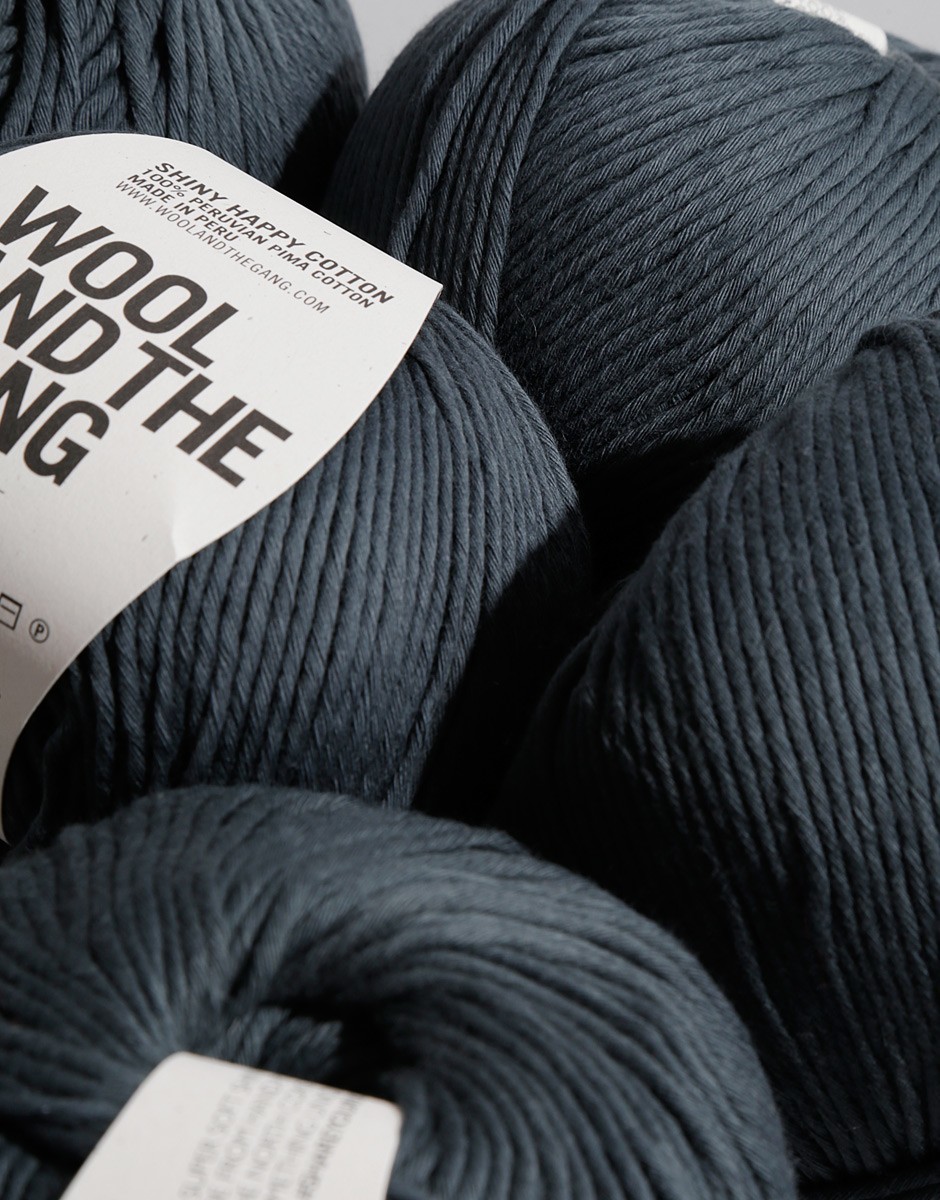 Shiny Happy Cotton Eagle Grey