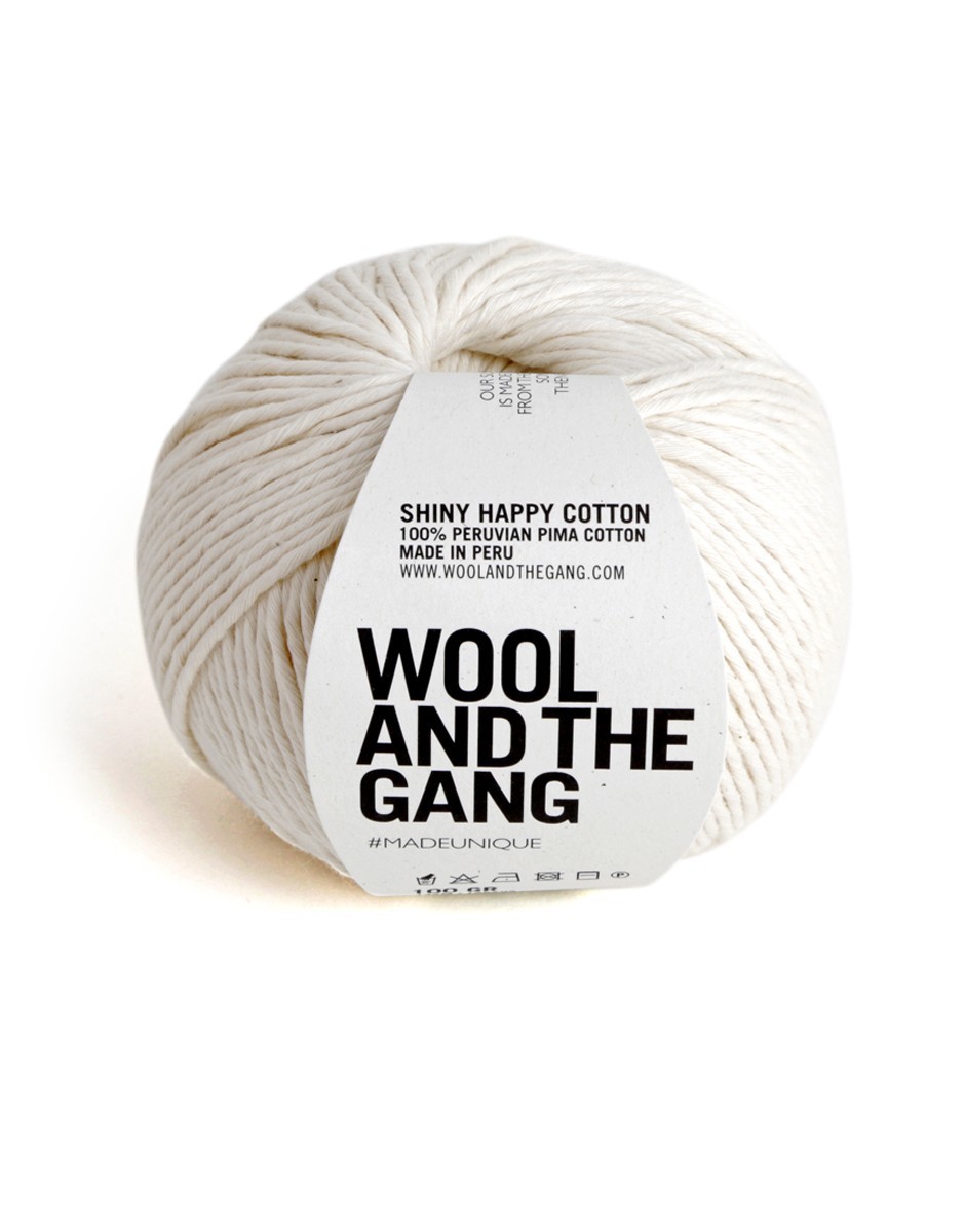 Shiny Happy Cotton Ivory White