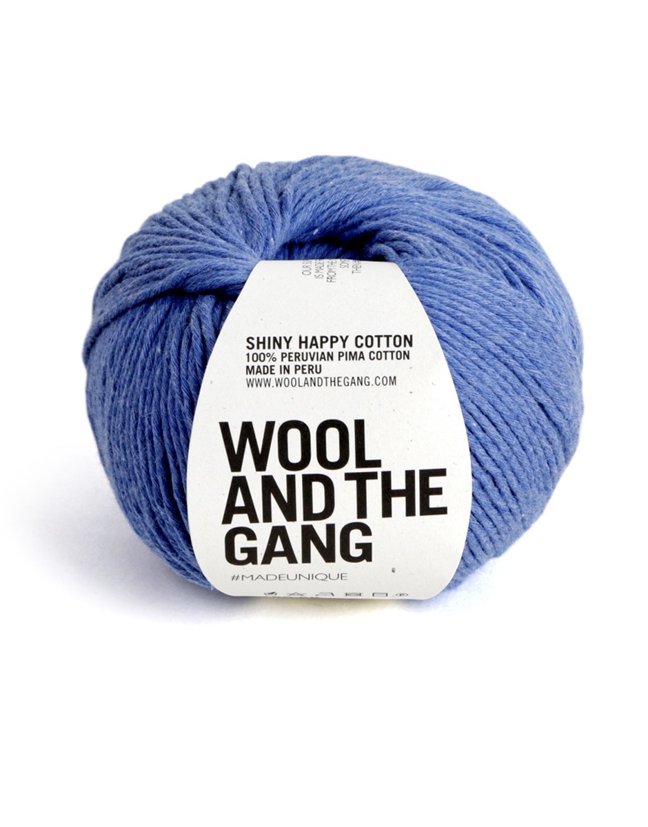 Shiny Happy Cotton Cloudy Blue