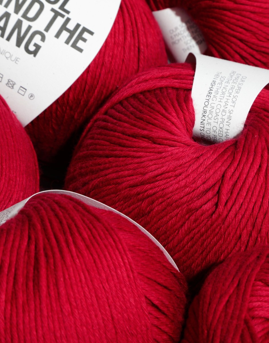 Shiny Happy Cotton True Blood Red
