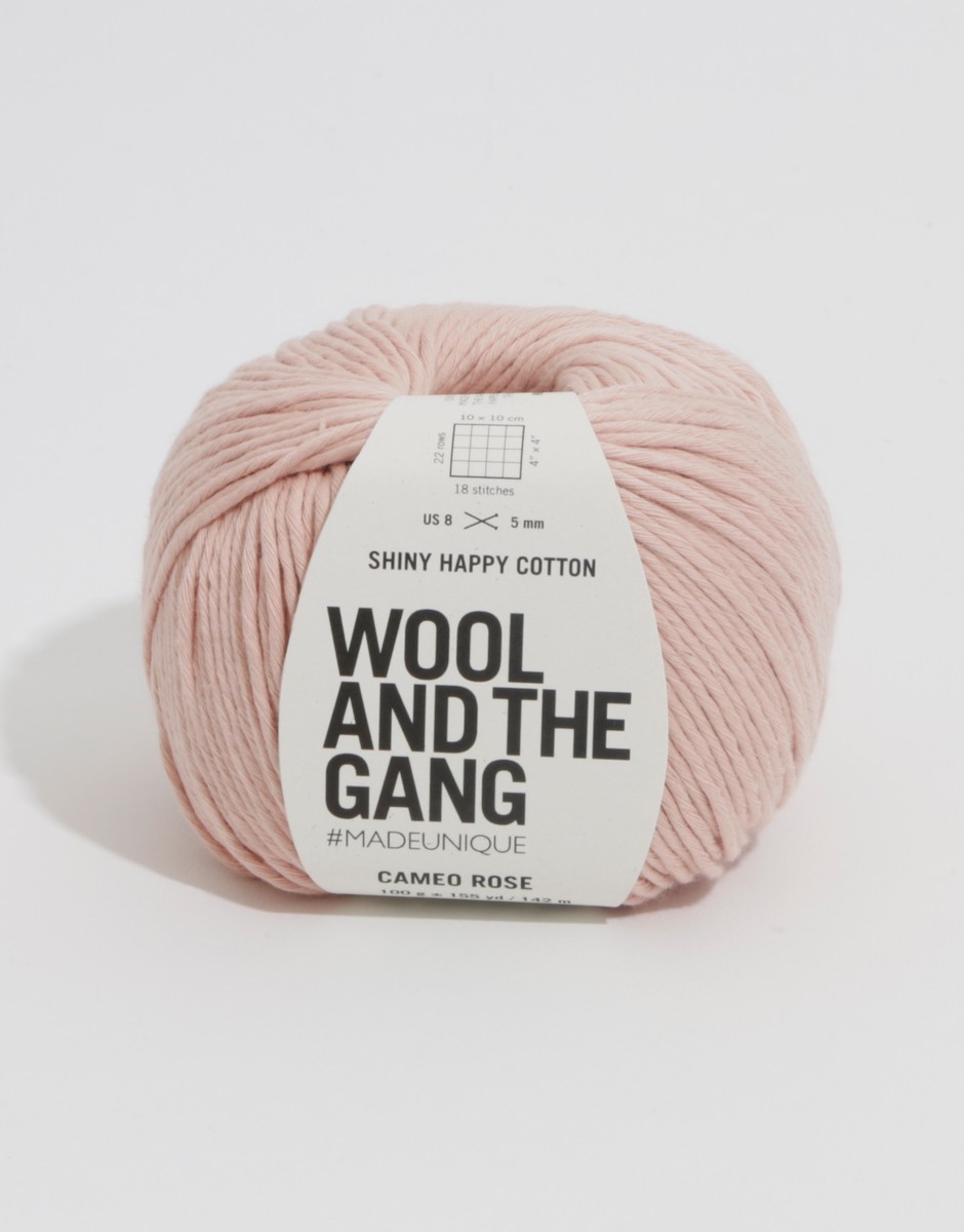 Shiny Happy Cotton Cameo Rose