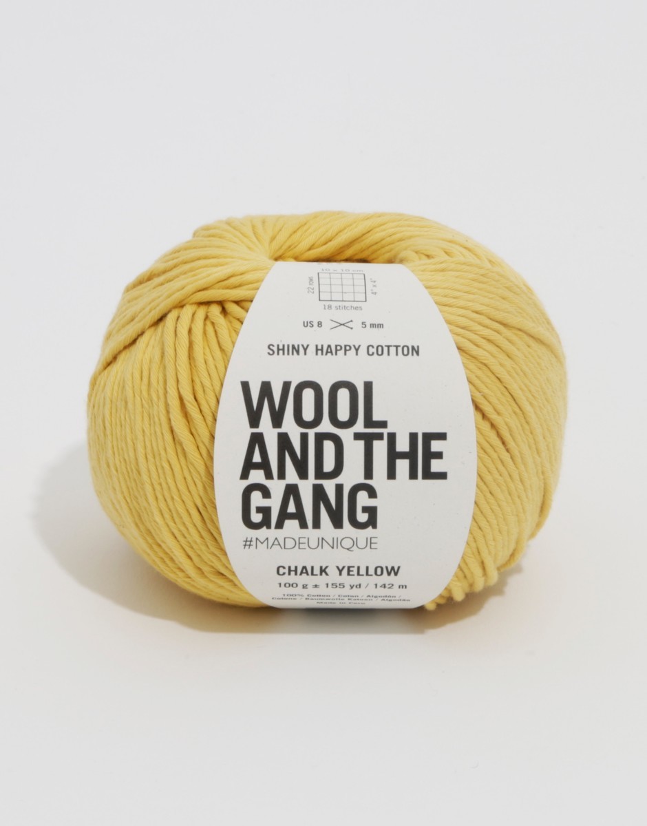 Shiny Happy Cotton Chalk Yellow