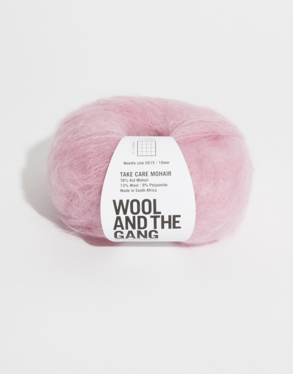 Take Care Mohair Bubblegum Pink