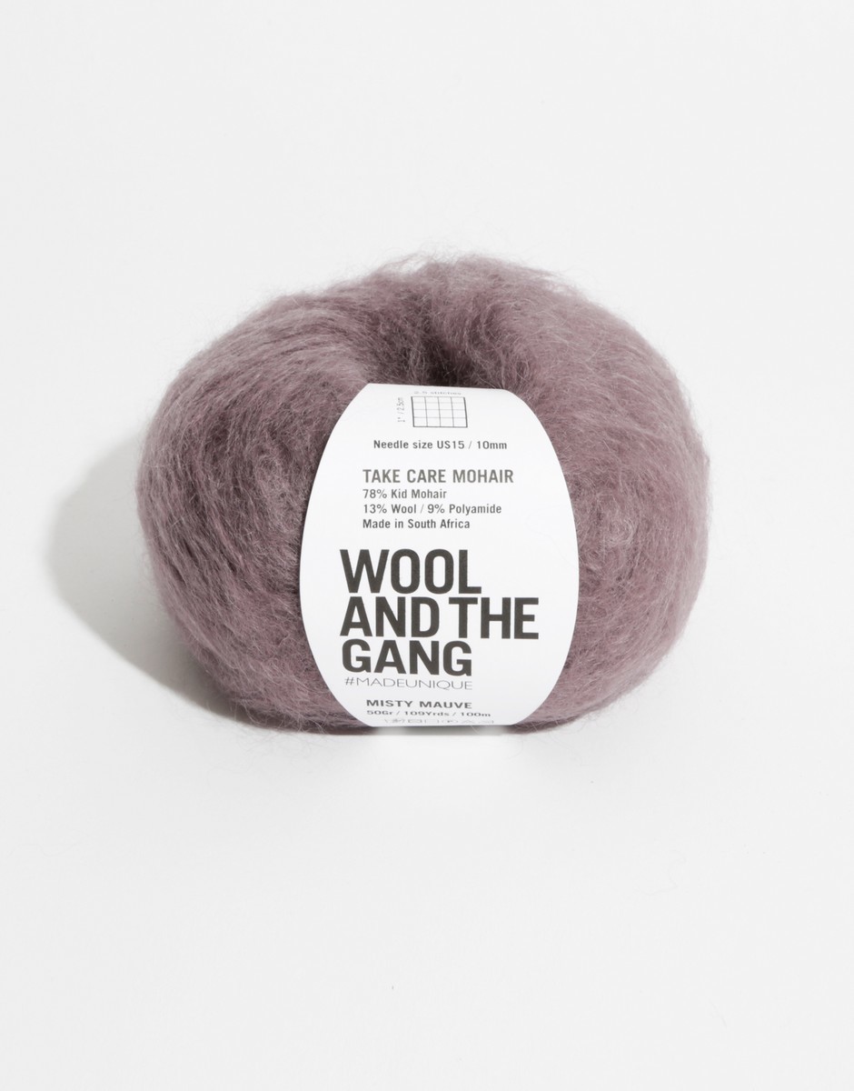 Take Care Mohair Misty Mauve