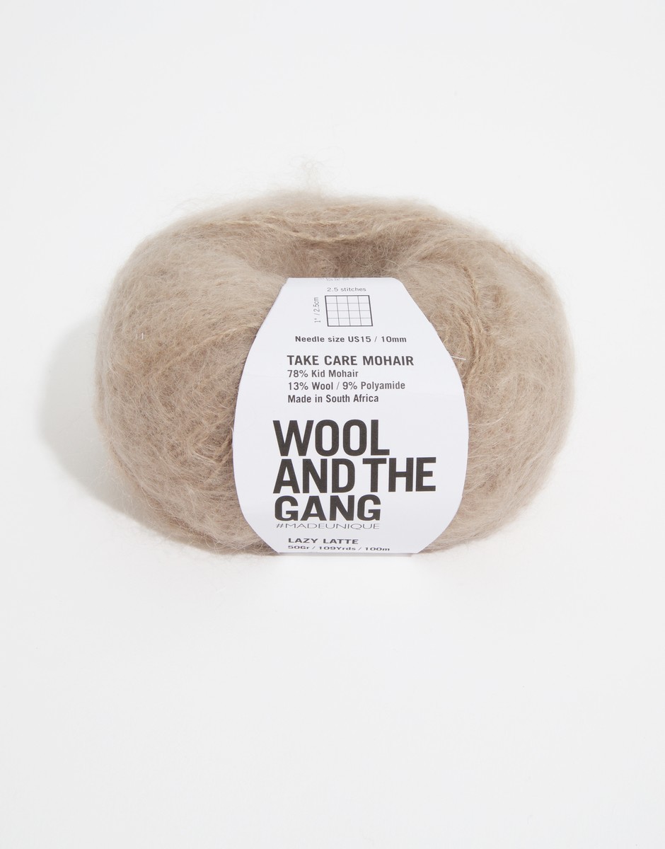 Take Care Mohair Lazy Latte