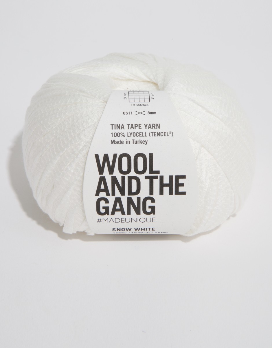 Tina Tape Yarn Snow White