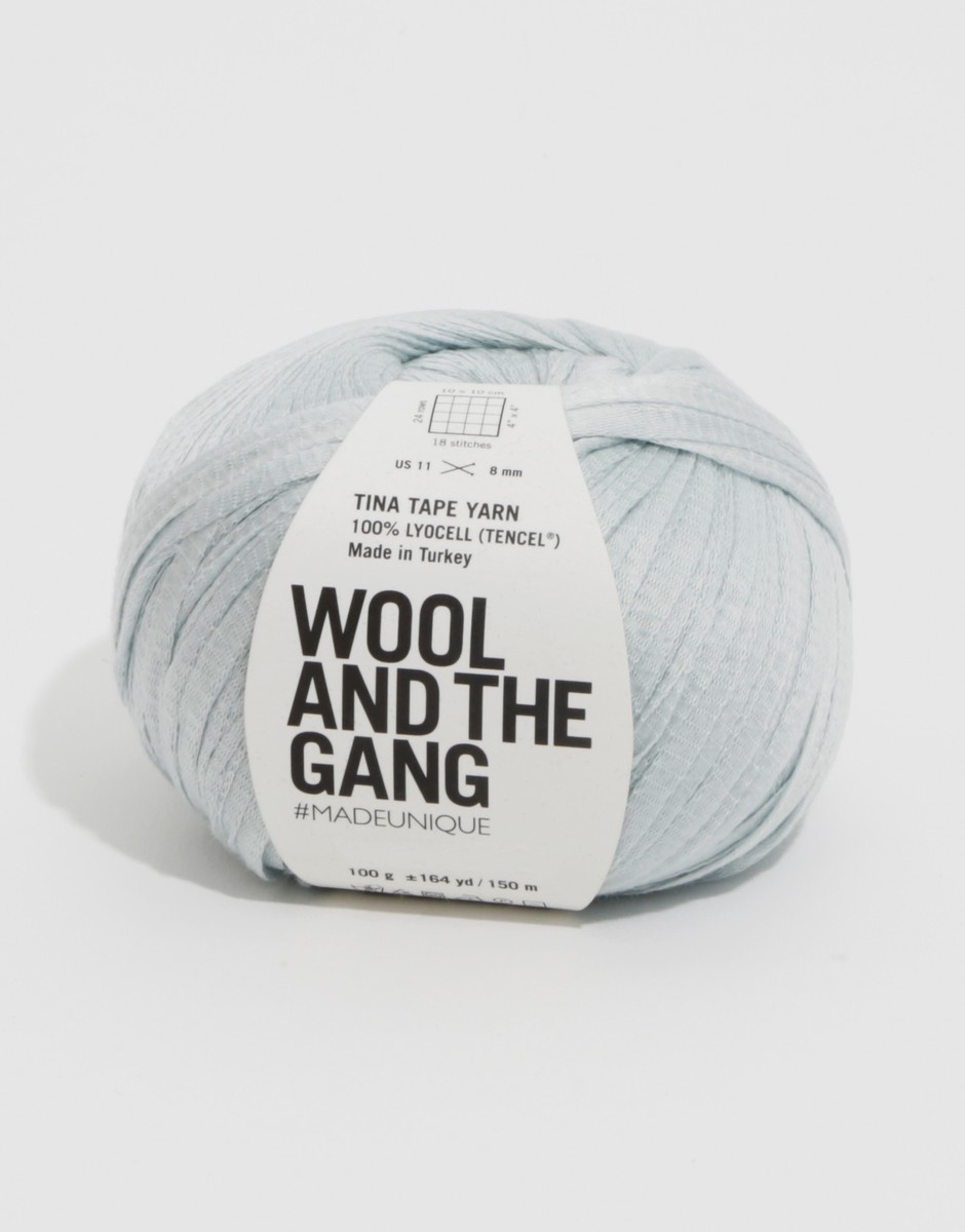 Tina Tape Yarn Duck Egg Blue