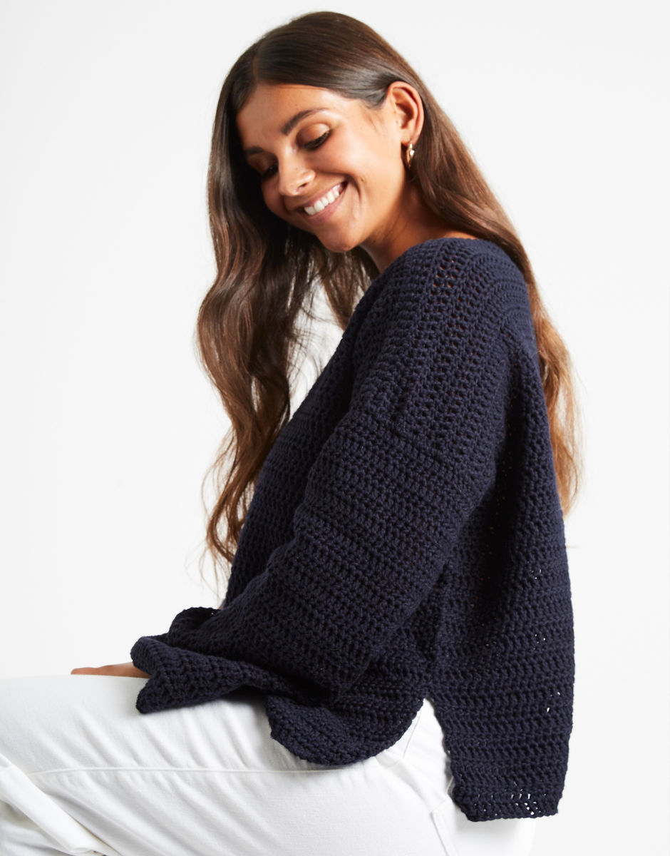 Devotion Jumper Midnight Blue