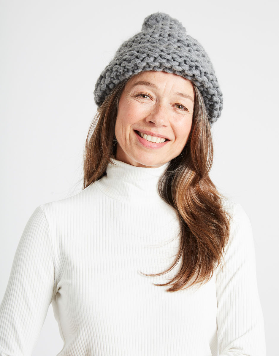 Happy Daze Beanie Tweed Grey