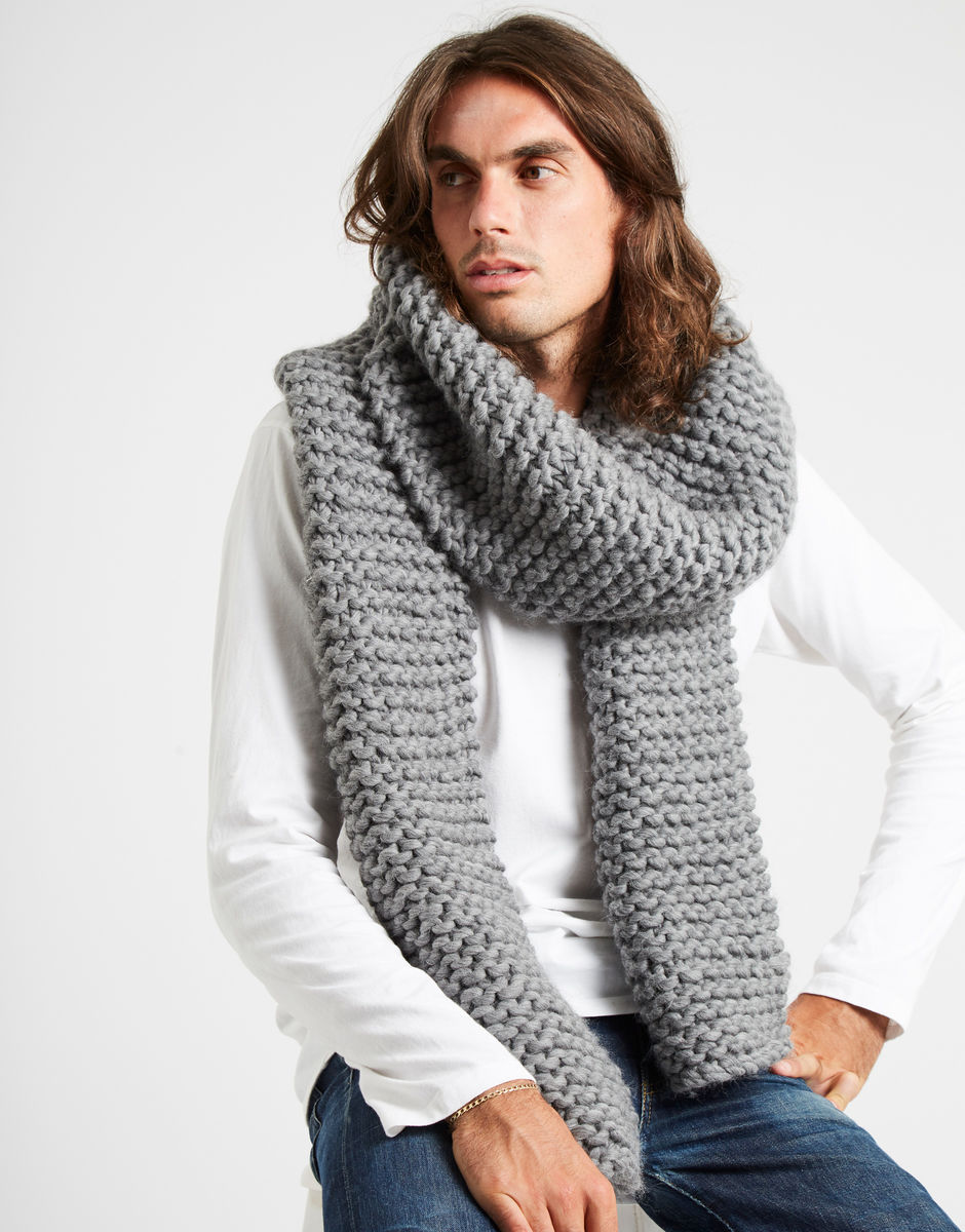 Foxy Roxy Scarf Tweed Grey