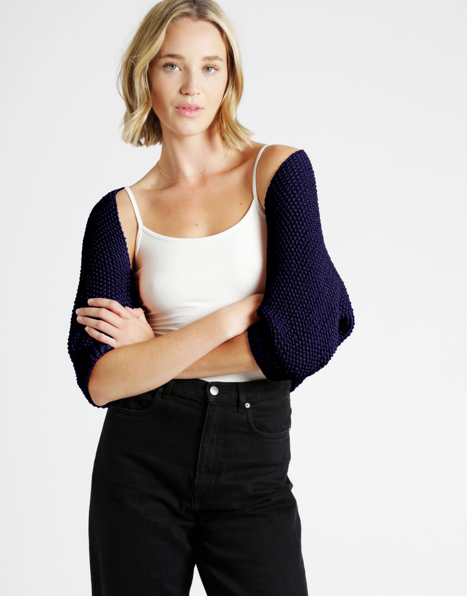 RiRi Shrug Midnight Blue