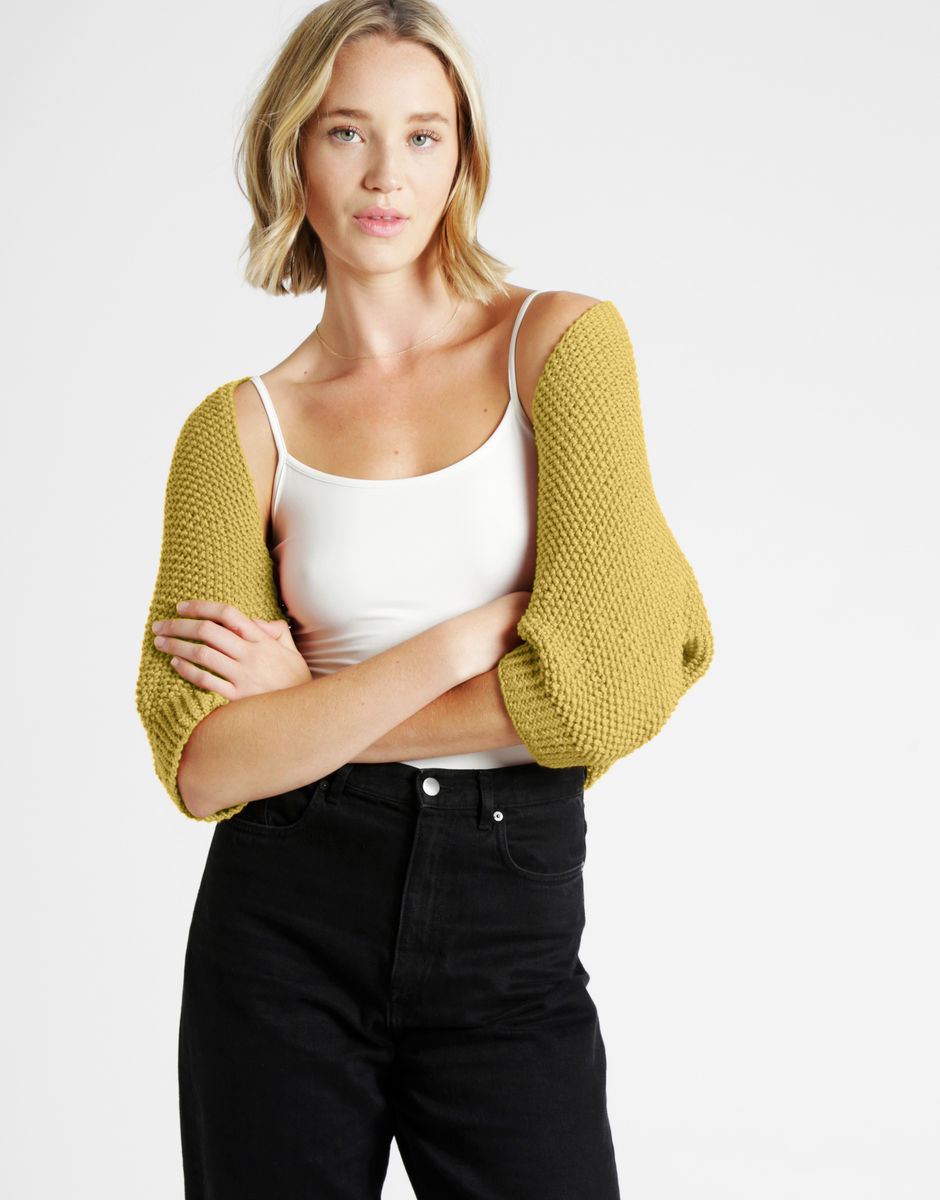 RiRi Shrug Chalk Yellow