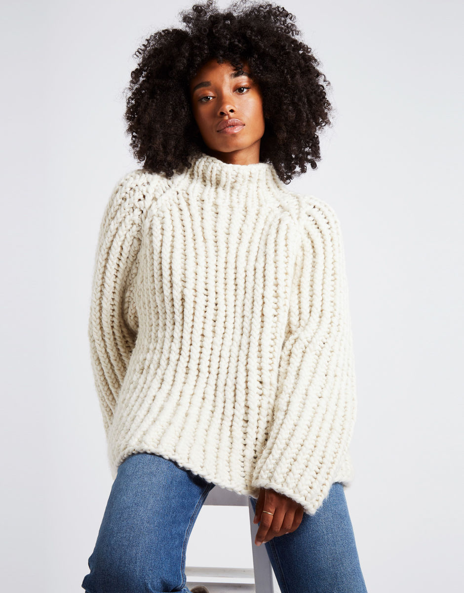 Lightning Pullover Ivory White