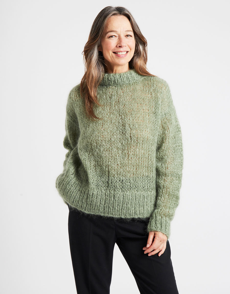 Fascination Sweater Eucalyptus Green