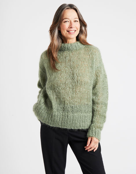 Fascination Sweater Eucalyptus Green