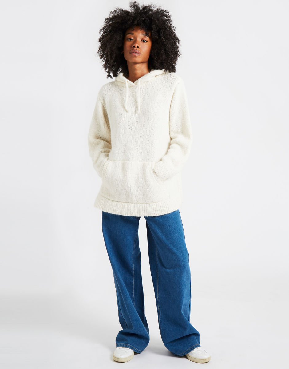 Blackout Hoodie Ivory White