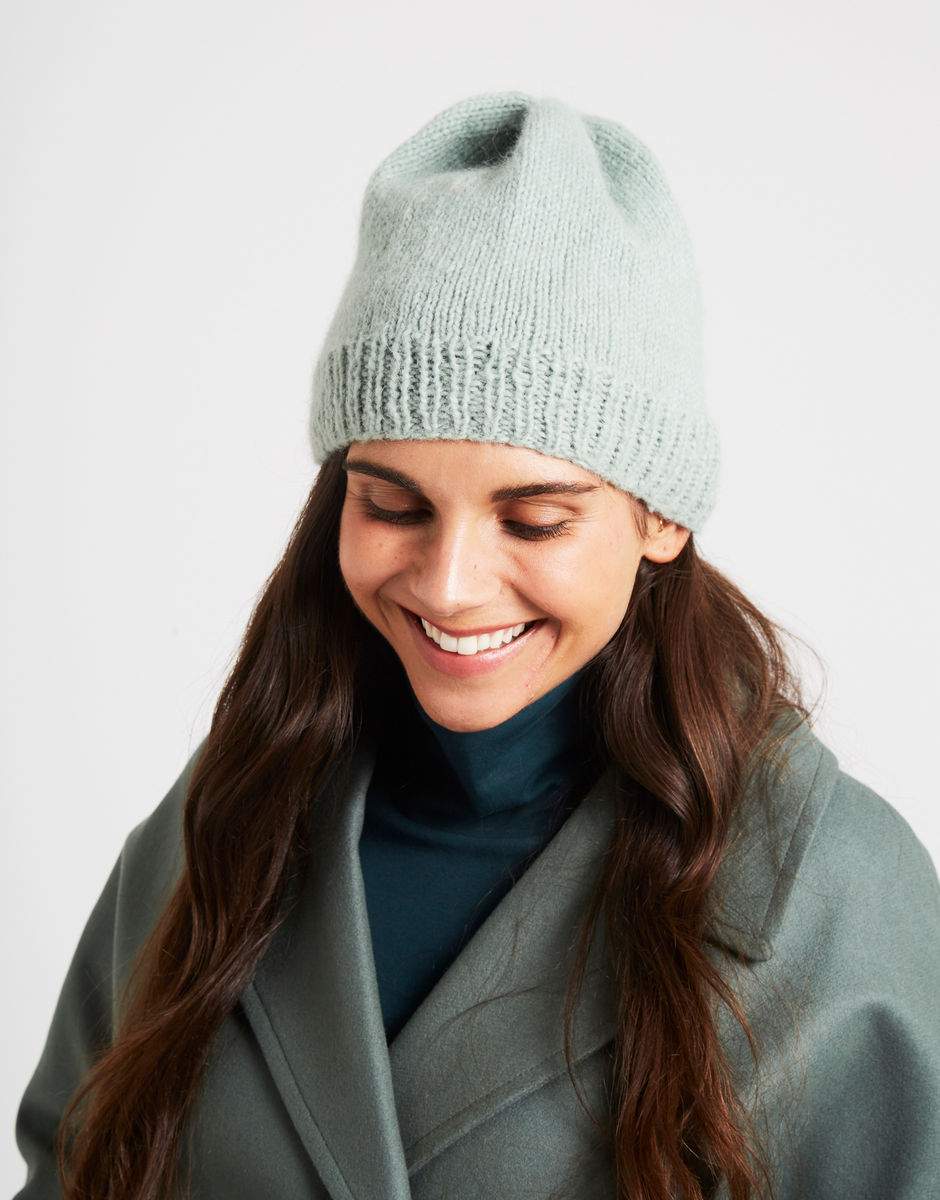 Billy Beanie Eucalyptus Green