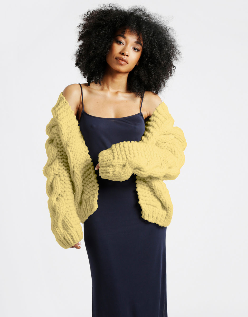Cable Bomber Chalk Yellow