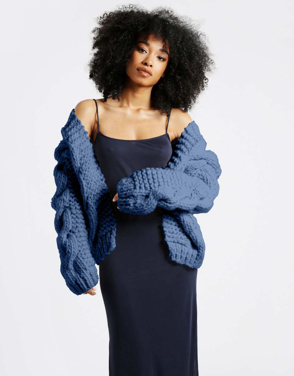 Cable Bomber Dusty Denim