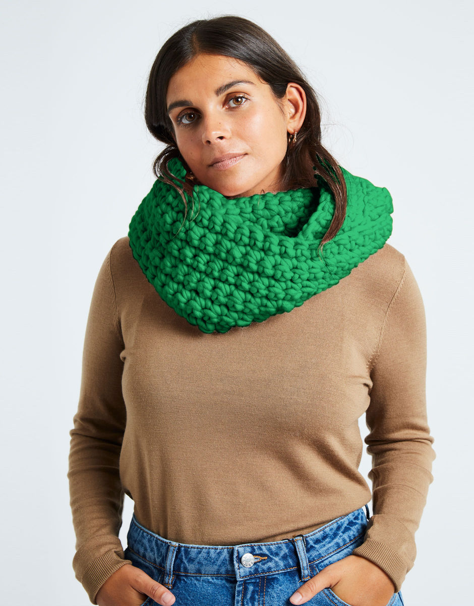 Celebration Snood Emerald Green