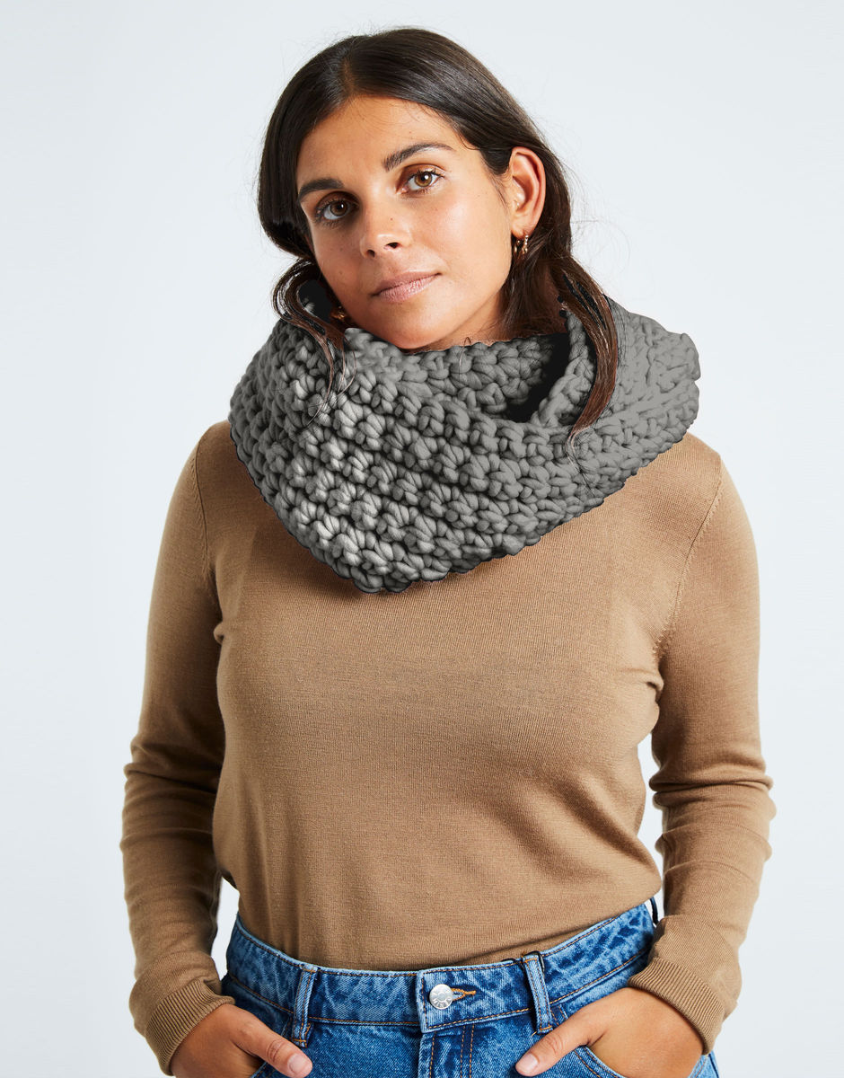 Celebration Snood Tweed Grey