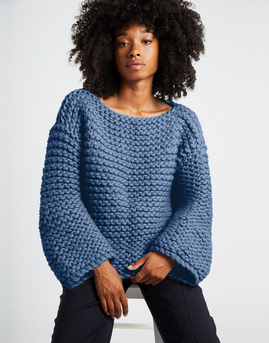 Dreamin' Pullover Dusty Denim