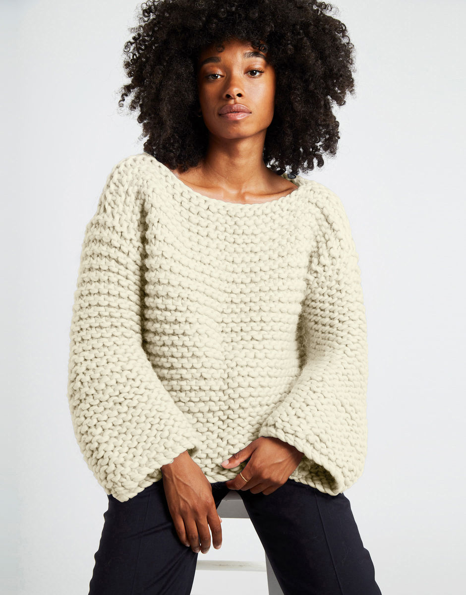 Dreamin' Pullover Ivory White