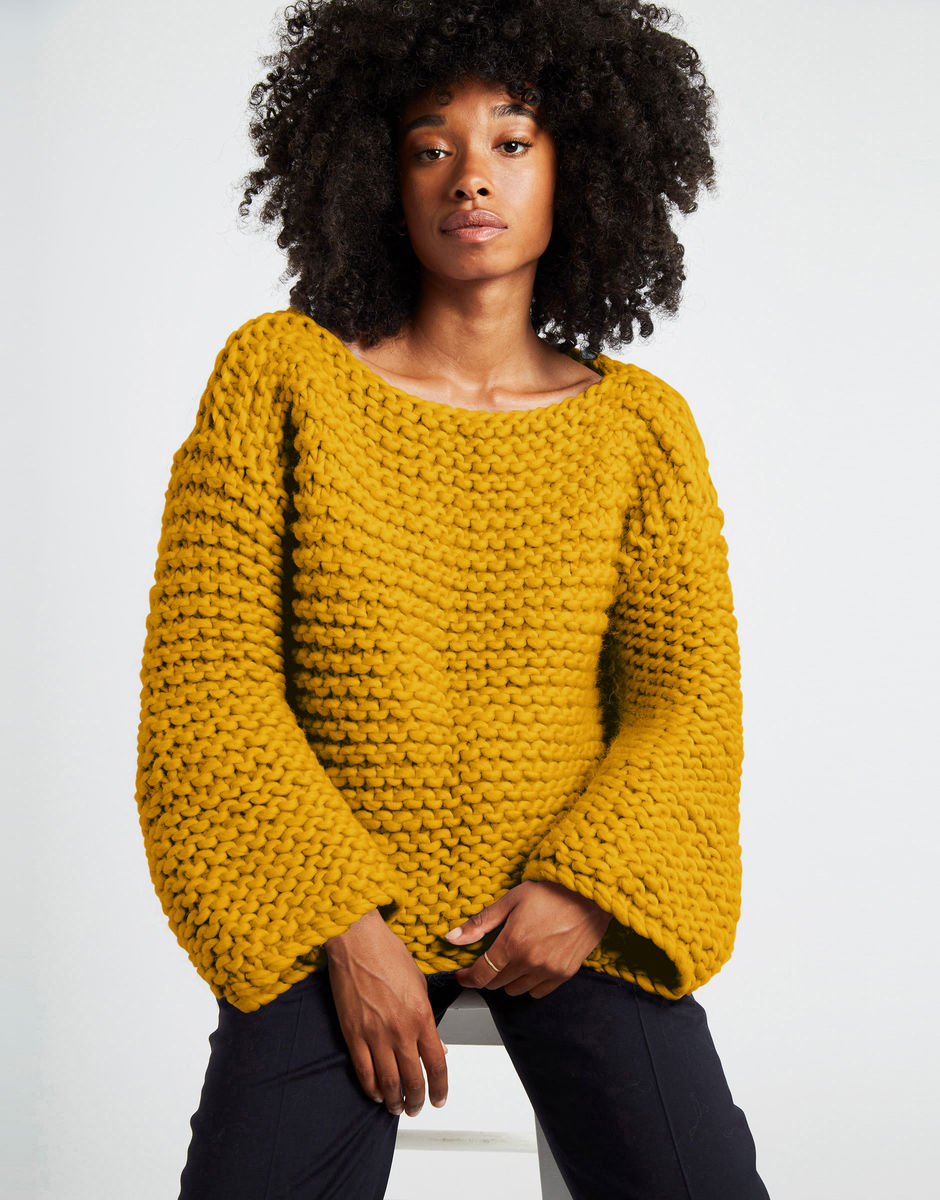 Dreamin' Pullover Mustard Sally