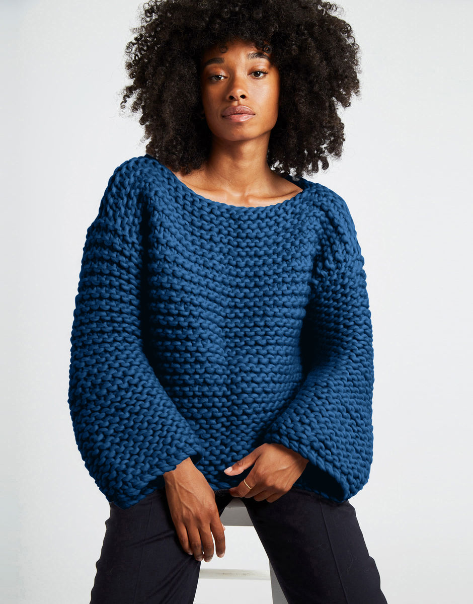 Dreamin' Pullover Sherpa Blue
