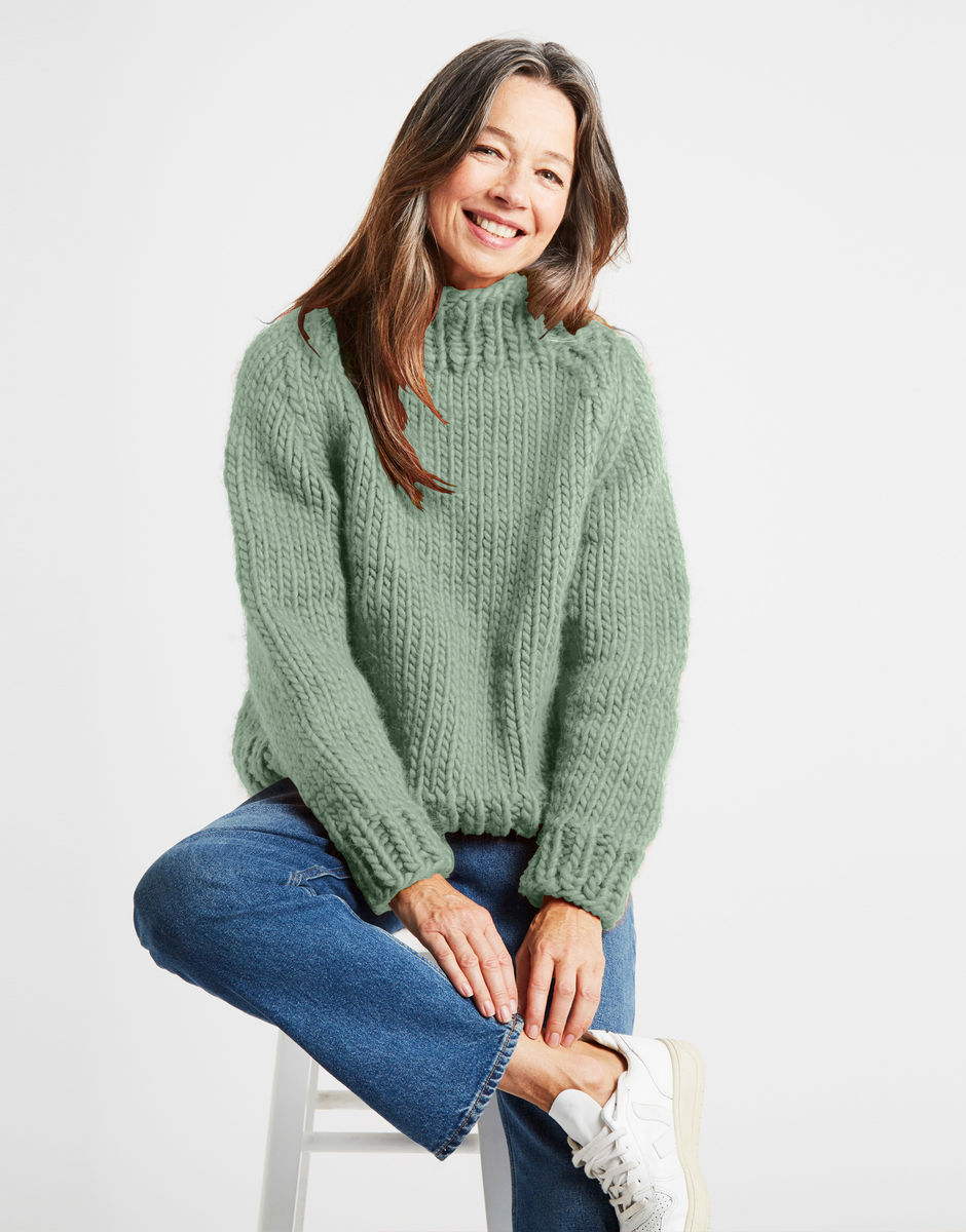 Eden Jumper Eucalyptus Green