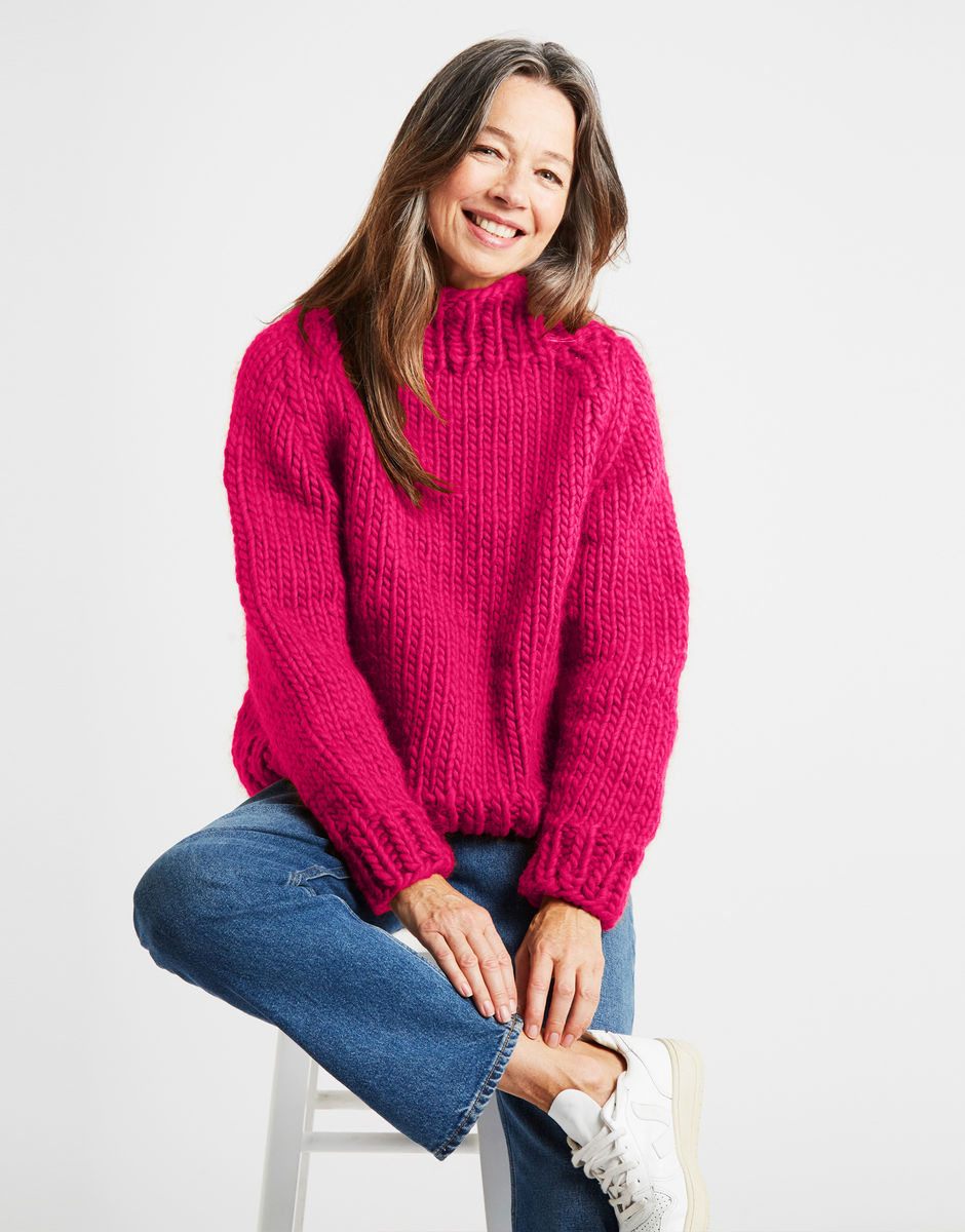 Eden Jumper Hot Punk Pink