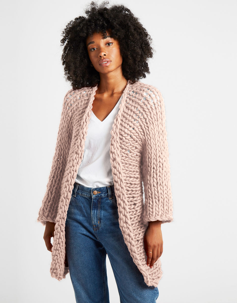 Fearless Cardigan Cameo Rose