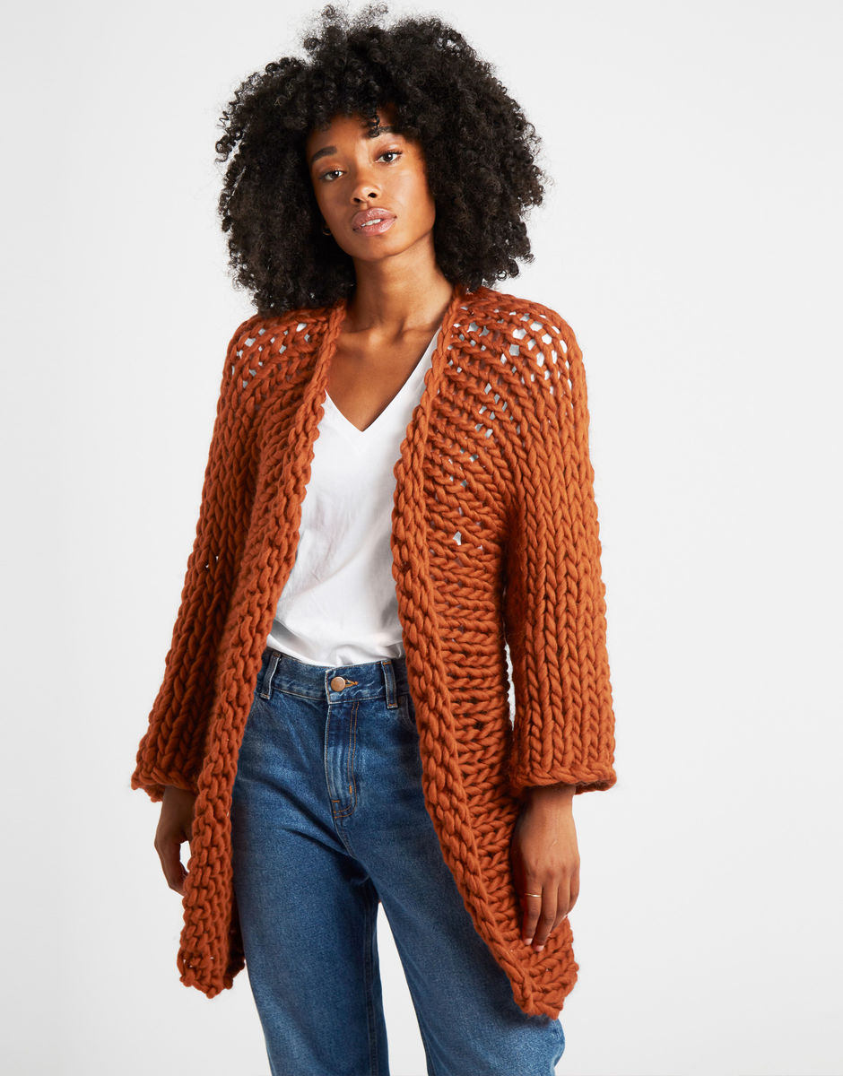 Fearless Cardigan Cinnamon Dust
