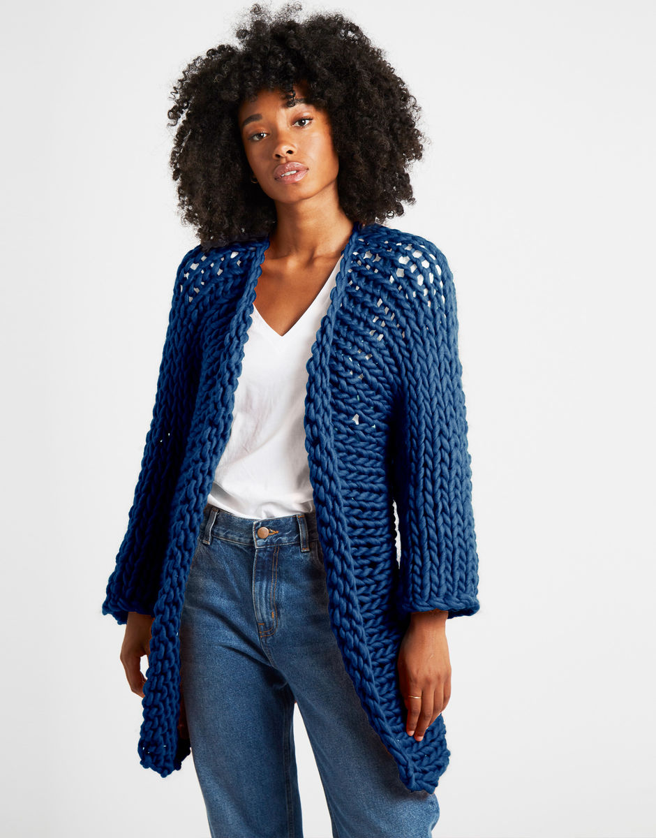 Fearless Cardigan Curasao Blue