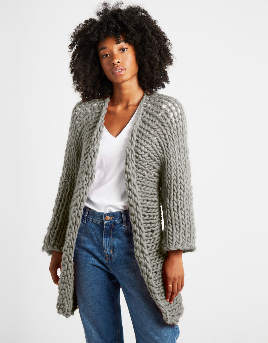 Fearless Cardigan Rocky Grey