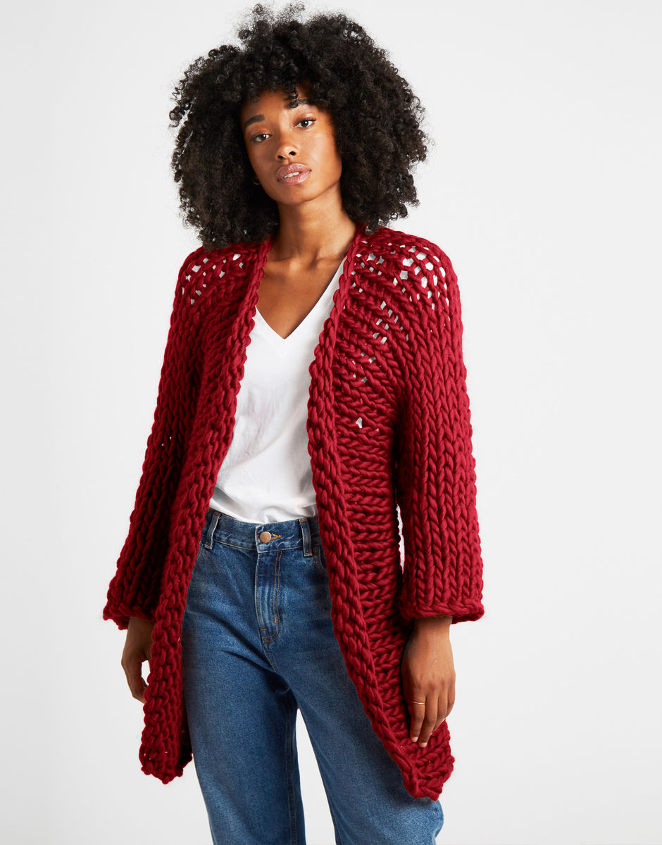 Fearless Cardigan True Blood Red
