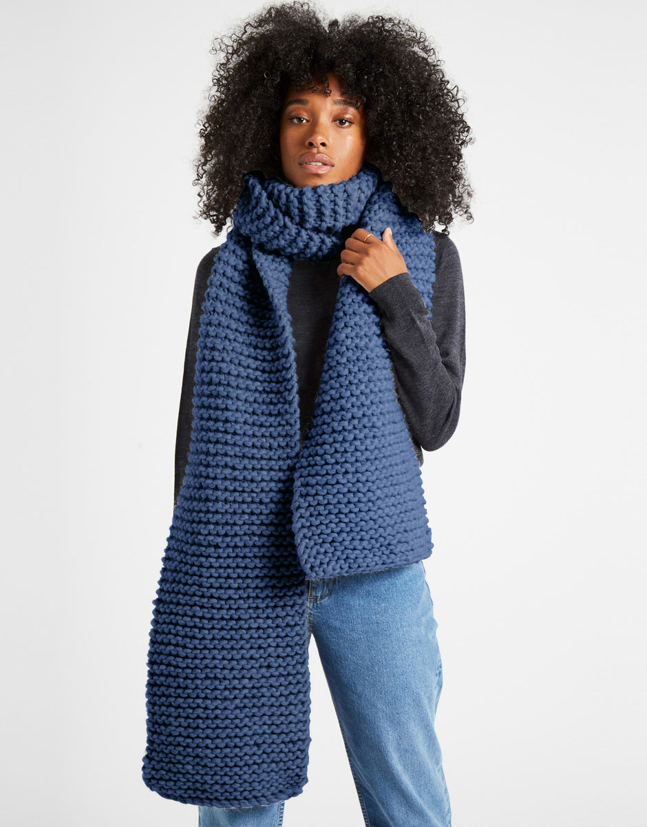 Foxy Roxy Scarf Dusty Denim