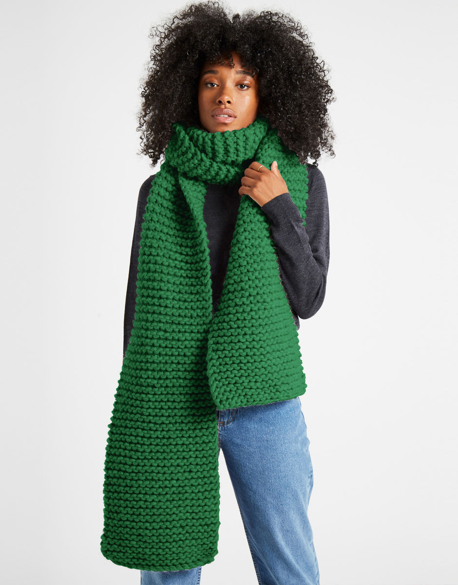 Foxy Roxy Scarf Emerald Green