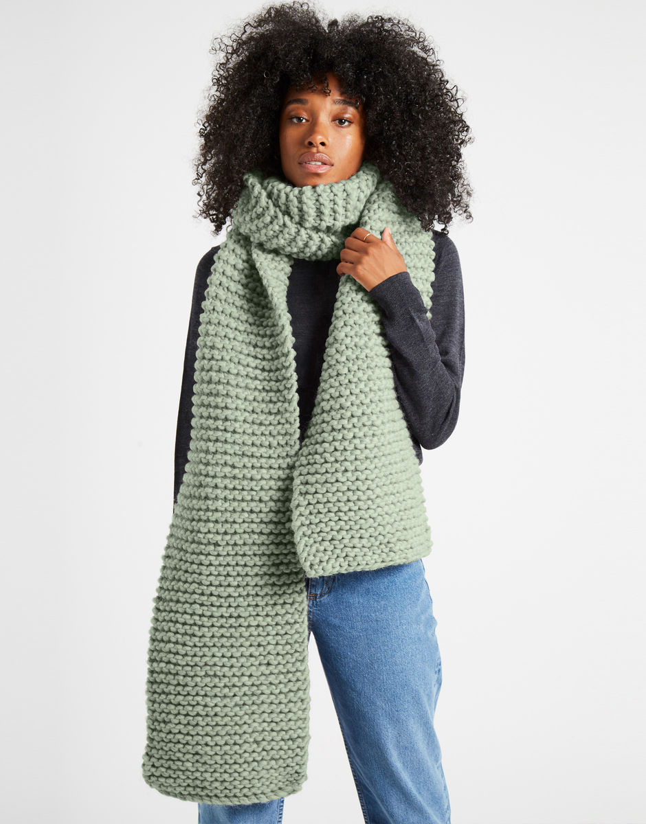 Foxy Roxy Scarf Eucalyptus Green