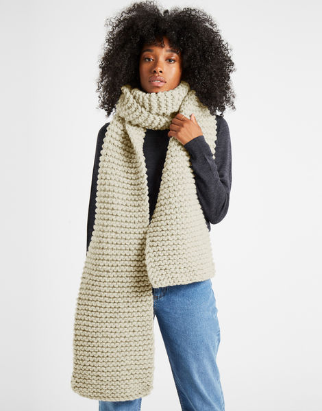 Foxy Roxy Scarf Ivory White