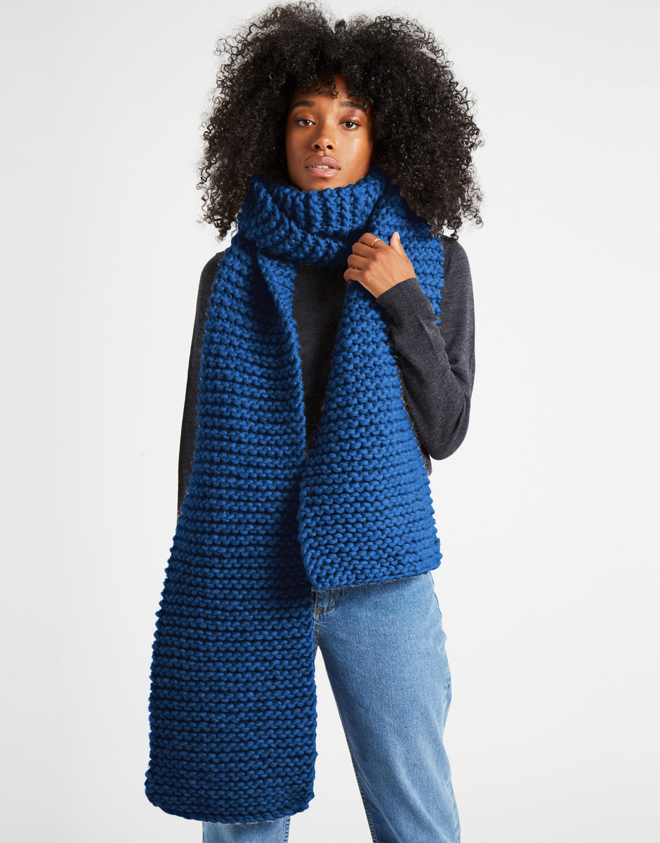 Foxy Roxy Scarf Sherpa Blue