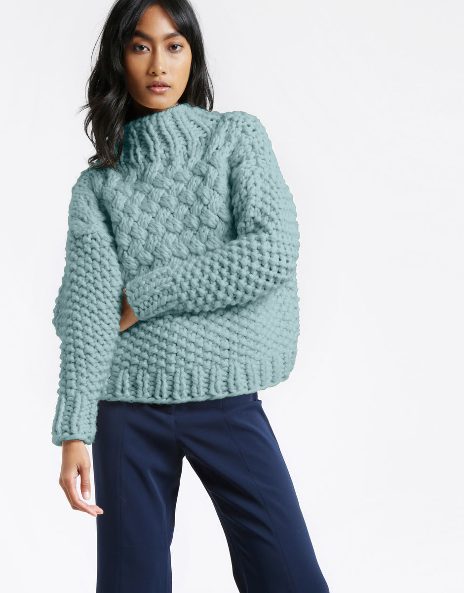 Full Moon Pullover Duck Egg Blue